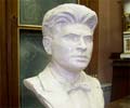 Sculptor Dobrokhotov. In the library of D. Shostakovich St. Petersburg Academic Philharmonia 1956