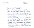 Letter K. Sanderling. Date unknown