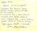 Letter D. Shostakovich. April 22,1962