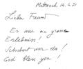 Letter C. Zecchi. April 14, 1971