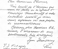 Letter Stravinsky. June 9, 1937