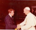 An audience with the Pope at the Vatican 14 April 1976